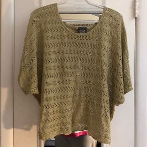 Really cute gold Knit sweater